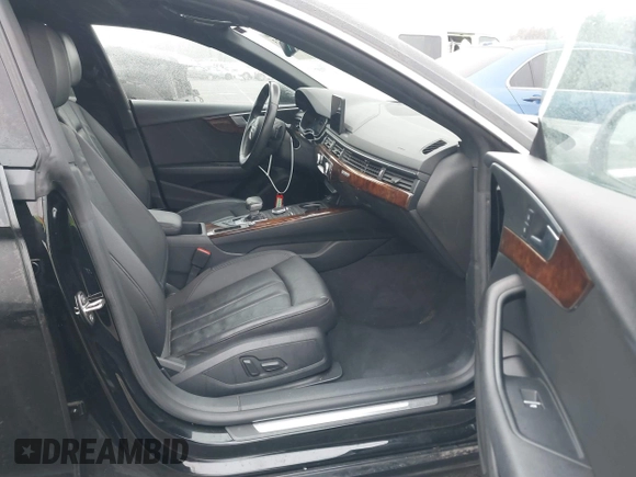 2019 Audi A5 Sportback Premium with VIN WAUANCF50KA072515, listed as a IAAI auction lot 41135123 with 30,456 mi miles. Bid and sale history available at carsss.com. Image 5.