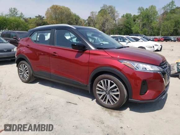 2024 Nissan Kicks SV with VIN 3N1CP5CVXRL560219, listed as a Copart auction lot 53769305 with 2,071 mi miles and Salvage Title. Bid and sale history available at DreamBid. Image 4.