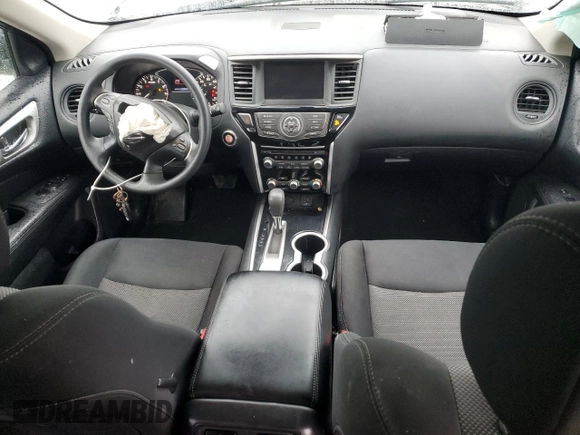 2018 Nissan Pathfinder S with VIN 5N1DR2MN4JC604526, listed as a Copart auction lot 47892325 with 66,187 mi miles and Salvage Title. Bid and sale history available at carsss.com. Image 8.