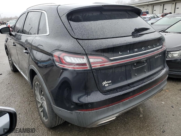 2019 Lincoln Nautilus Reserve with VIN 2LMPJ8L92KBL36304, listed as a Copart auction lot 45102853 with 0 mi miles. Bid and sale history available at carsss.com. Image 2.