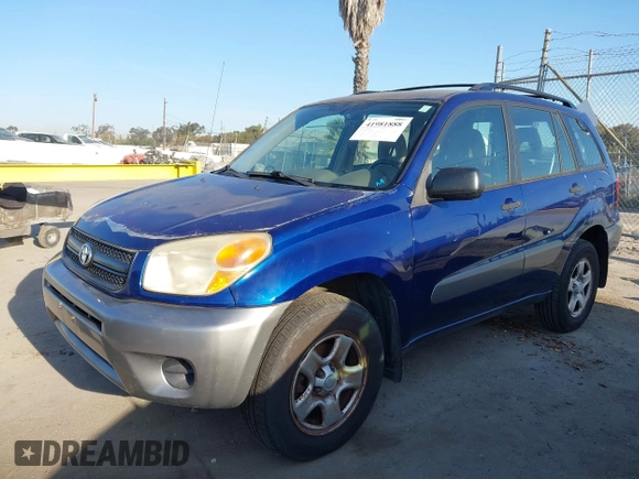 2005 Toyota RAV4 with VIN JTEHD20V956041158, listed as a IAAI auction lot 41981888 with 146,642 mi miles. Bid and sale history available at carsss.com. Image 2.