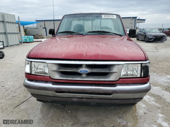 1995 Ford Ranger Splash with VIN 1FTCR10A9SUC00159, listed as a Copart auction lot 88909235 with 133,184 mi miles and Salvage Title. Bid and sale history available at carsss.com. Image 5.