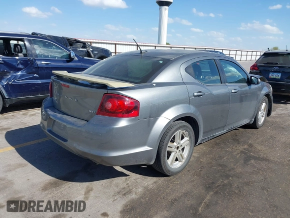 2013 Dodge Avenger SXT with VIN 1C3CDZCG5DN544909, listed as a IAAI auction lot 42274681 with 136,781 mi miles and . Bid and sale history available at DreamBid. Image 4.