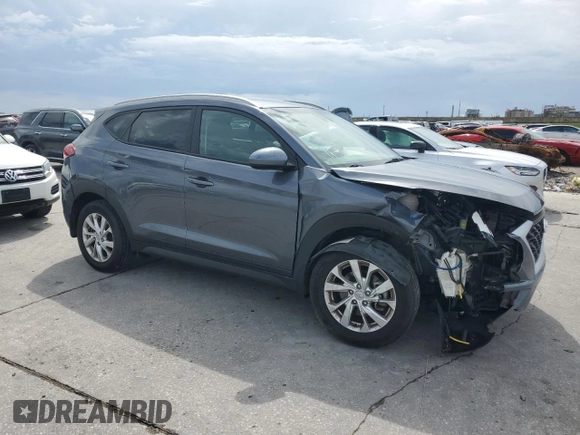 2021 Hyundai Tucson Value z VIN KM8J33A46MU343338, wystawiony jako Copart lot #54518725 z przebiegiem 73 982 mil mil oraz Szkoda całkowita • Salvage title. Historia ofert i sprzedaży dostępna na DreamBid. Obrazek 4.