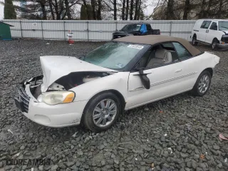 2004 Chrysler Sebring Limited with VIN 1C3EL65R64N317575, listed as a Copart auction lot 51833645 with 0 mi miles and Salvage Title. Bid and sale history available at carsss.com. Image 1.