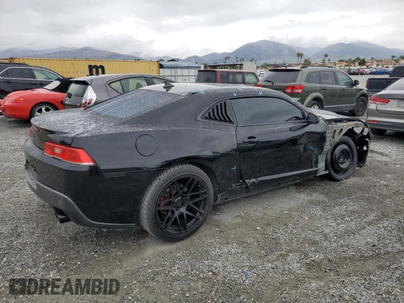 2014 Chevrolet Camaro LT z VIN 2G1FB1E32E9162182, wystawiony jako Copart lot #53104875 z przebiegiem 182 315 mil mil oraz Szkoda całkowita • Salvage title. Historia ofert i sprzedaży dostępna na DreamBid. Obrazek 3.