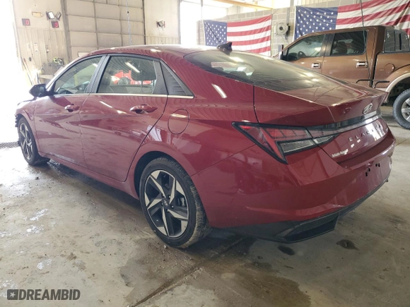 2022 Hyundai Elantra Hybrid Limited with VIN KMHLN4AJ3NU032210, listed as a Copart auction lot 89205565 with 69,768 mi miles and Salvage Title. Bid and sale history available at carsss.com. Image 2.