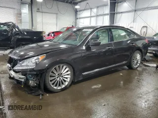 2014 Hyundai Equus Signature with VIN KMHGH4JH6EU082783, listed as a Copart auction lot 46355515 with 108,619 mi miles and Salvage Title. Bid and sale history available at DreamBid. Image 1.