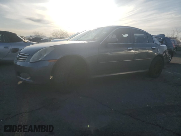 2006 Infiniti G35 with VIN JNKCV51E16M507057, listed as a Copart auction lot 48737395 with 215,468 mi miles and Salvage Title. Bid and sale history available at carsss.com. Image 1.