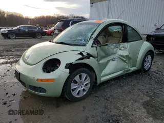 2009 Volkswagen New Beetle Coupe S with VIN 3VWRG31C59M513572, listed as a Copart auction lot 46666595 with 45,414 mi miles and Salvage Title. Bid and sale history available at carsss.com. Image 1.