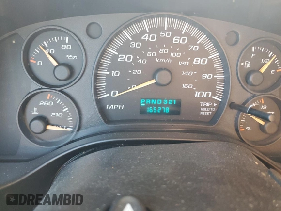 2005 Chevrolet Express Cargo Van YF7 Upfitter with VIN 1GBFG15T451209911, listed as a Copart auction lot 77113804 with 165,278 mi miles and Salvage Title. Bid and sale history available at carsss.com. Image 9.