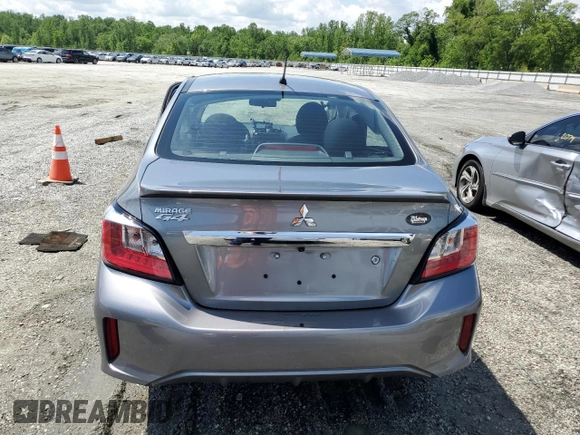 2023 Mitsubishi Mirage ES z VIN ML32FUFJ0PHF03852, wystawiony jako Copart lot #55585925 z przebiegiem 77 504 mil mil oraz Szkoda całkowita • Salvage title. Historia ofert i sprzedaży dostępna na DreamBid. Obrazek 6.