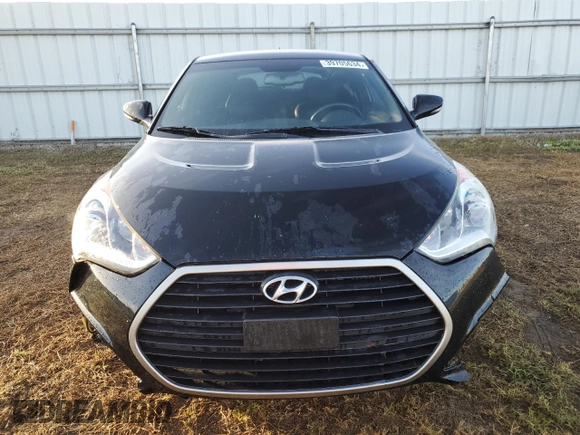 2016 Hyundai Veloster Turbo with VIN KMHTC6AE1GU257488, listed as a Copart auction lot 39705634 with 52,334 mi miles. Bid and sale history available at carsss.com. Image 5.