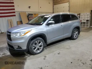 2014 Toyota Highlander XLE z VIN 5TDJKRFH7ES043965, wystawiony jako Copart lot #88438325 z przebiegiem 283 314 mil mil oraz Szkoda całkowita • Salvage title. Historia ofert i sprzedaży dostępna na DreamBid. Obrazek 1.