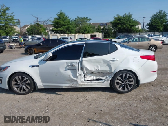2015 Kia Optima SXL Turbo with VIN 5XXGR4A6XFG469571, listed as a IAAI auction lot 42484269 with 94,372 mi miles and . Bid and sale history available at DreamBid. Image 14.