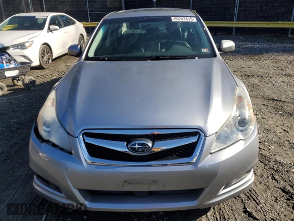 2011 Subaru Legacy Limited Power Moon с VIN 4S3BMBK67B3261654, выставлен на аукционе Copart как лот 50247615 с пробегом 95 011 миль миль и Списание • Salvage title. История ставок и продаж доступна на DreamBid. Изображение 5.