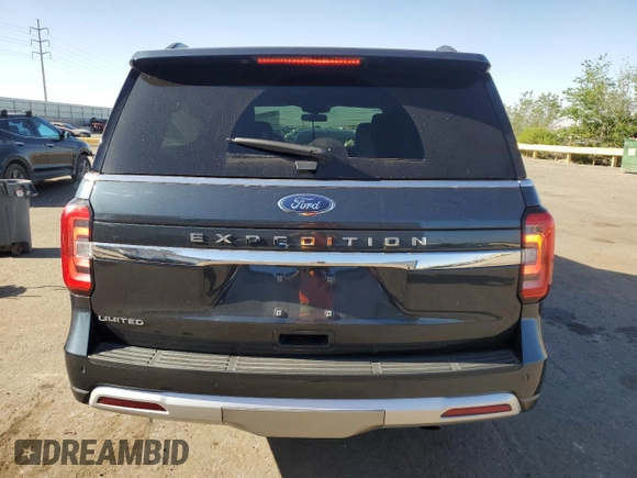 2023 Ford Expedition Limited with VIN 1FMJU2A82PEA31624, listed as a Copart auction lot 53244415 with 33,063 mi miles and Salvage title. Bid and sale history available at DreamBid. Image 6.