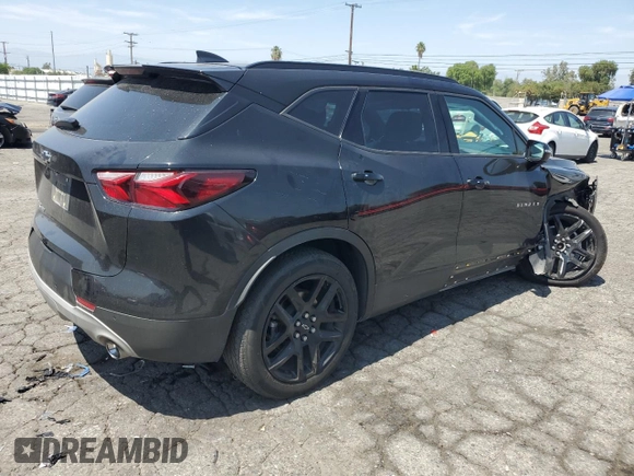 2019 Chevrolet Blazer with VIN 3GNKBHRS6KS658690, listed as a Copart auction lot 60272635 with 128,450 mi miles and Salvage title. Bid and sale history available at DreamBid. Image 3.
