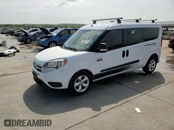 2015 Ram ProMaster City Cargo Tradesman SLT with VIN ZFBERFBT2F6A44762, listed as a Copart auction lot 50658715 with 129,738 mi miles and Clean Title. Bid and sale history available at DreamBid. Image 13.