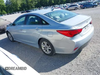 2014 Hyundai Sonata GLS z VIN 5NPEB4ACXEH864449, wystawiony jako IAAI lot #42442088 z przebiegiem 156 576 mil mil oraz . Historia ofert i sprzedaży dostępna na DreamBid. Obrazek 3.