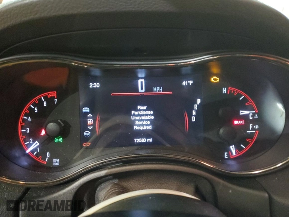 2019 Dodge Durango GT Plus with VIN 1C4RDJDG7KC560947, listed as a Copart auction lot 49088225 with 72,580 mi miles and Salvage Title. Bid and sale history available at DreamBid. Image 9.