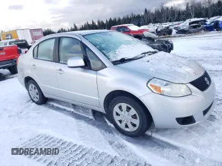 2010 Suzuki SX4 LE with VIN JS2YC5A25A6300970, listed as a Copart auction lot 81596084 with 142,083 mi miles and Salvage Title. Bid and sale history available at carsss.com. Image 4.