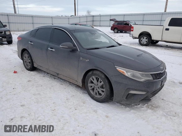2019 Kia Optima LX with VIN 5XXGT4L39KG285558, listed as a Copart auction lot 87632155 with 199,665 mi miles and Salvage Title. Bid and sale history available at carsss.com. Image 4.
