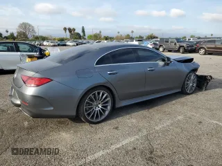 2019 Mercedes-Benz CLS with VIN WDD2J5JB9KA032709, listed as a Copart auction lot 52384574 with 43,497 mi miles and Salvage Title. Bid and sale history available at carsss.com. Image 3.