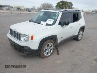 2018 Jeep Renegade Limited с VIN ZACCJADB6JPH99693, выставлен на аукционе IAAI как лот 41206945 с пробегом 52 865 миль миль и . История ставок и продаж доступна на DreamBid. Изображение 17.
