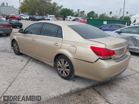 2011 Toyota Avalon with VIN 4T1BK3DB2BU432502, listed as a IAAI auction lot 41764002 with 236,003 mi miles and . Bid and sale history available at DreamBid. Image 3.