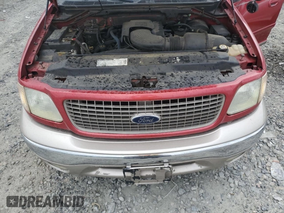 2002 Ford Expedition XLT with VIN 1FMEU17L02LA79716, listed as a Copart auction lot 57635465 with 230,298 mi miles and Salvage title. Bid and sale history available at DreamBid. Image 12.