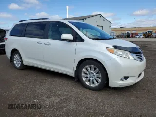 2012 Toyota Sienna XLE with VIN 5TDDK3DCXCS047104, listed as a Copart auction lot 53521335 with 184,269 mi miles and Clean Title. Bid and sale history available at DreamBid. Image 4.