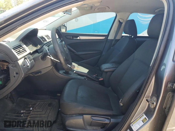 2014 Volkswagen Passat S w/Nav with VIN 1VWAP7A37EC009010, listed as a Copart auction lot 51752695 with 306,304 mi miles and Salvage Title. Bid and sale history available at carsss.com. Image 7.