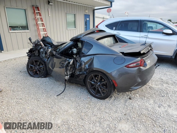 2018 Mazda MX-5 Miata RF Club with VIN JM1NDAL76J0205218, listed as a Copart auction lot 78615383 with 0 mi miles and Non Repairable. Bid and sale history available at carsss.com. Image 2.