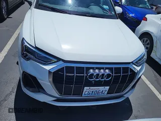 2023 Audi Q3 S line Premium with VIN WA1DECF37P1081194, listed as a IAAI auction lot 42796405 with 58,808 mi miles and . Bid and sale history available at DreamBid. Image 3.