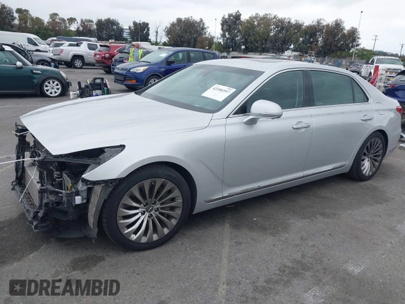 2017 Genesis G90 Premium with VIN KMHG34JA4HU034088, listed as a IAAI auction lot 42180397 with 123,318 mi miles and . Bid and sale history available at DreamBid. Image 22.