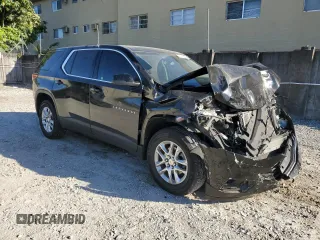 2021 Chevrolet Traverse LS z VIN 1GNERFKW6MJ267537, wystawiony jako Copart lot #52134765 z przebiegiem 79 147 mil mil oraz Nie do naprawy • Non repairable. Historia ofert i sprzedaży dostępna na DreamBid. Obrazek 4.