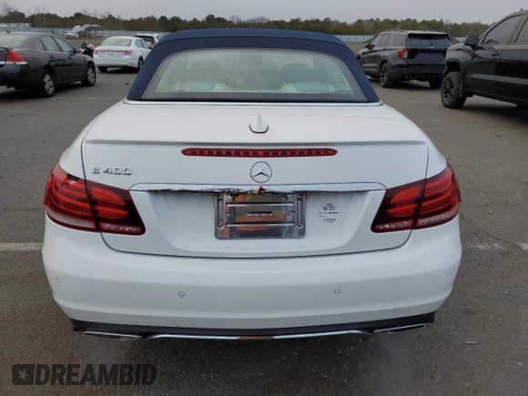 2015 Mercedes-Benz E 400 with VIN WDDKK6FFXFF294746, listed as a Copart auction lot 80966004 with 52,194 mi miles and Salvage Title. Bid and sale history available at DreamBid. Image 6.