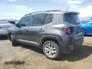 2017 Jeep Renegade Altitude with VIN ZACCJABB2HPE81020, listed as a Copart auction lot 55526015 with 98,205 mi miles and Salvage title. Bid and sale history available at DreamBid. Image 2.