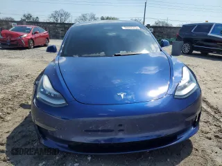 2020 Tesla Model 3 Long Range with VIN 5YJ3E1EB4LF744575, listed as a Copart auction lot 50202375 with 61,357 mi miles and Salvage Title. Bid and sale history available at carsss.com. Image 5.