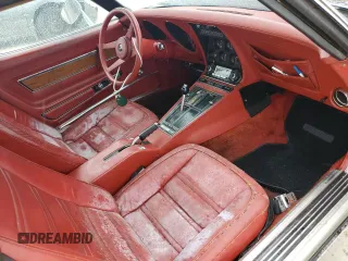 1969 Chevrolet Corvette z VIN 1946795712213, wystawiony jako Copart lot #74741564 z przebiegiem 92 858 mil mil oraz Szkoda całkowita • Salvage title. Historia ofert i sprzedaży dostępna na DreamBid. Obrazek 8.