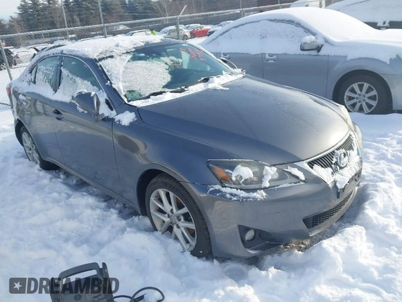 2012 Lexus IS 250 with VIN JTHCF5C21C5055214, listed as a IAAI auction lot 41482619 with 145,922 mi miles and . Bid and sale history available at DreamBid. Image 1.