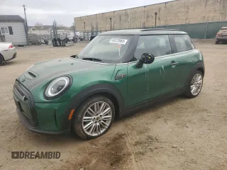 2023 MINI Hardtop Cooper SE with VIN WMW13DJ07P2T83092, listed as a Copart auction lot 49223965 with 9,596 mi miles and Salvage title. Bid and sale history available at DreamBid. Image 1.