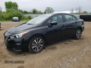 2021 Nissan Versa SV with VIN 3N1CN8EV8ML848978, listed as a Copart auction lot 59769075 with 89,812 mi miles and Salvage title. Bid and sale history available at DreamBid. Image 1.