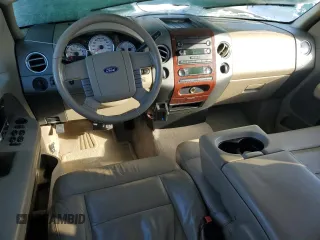 2005 Ford F-150 XLT with VIN 1FTPX14555NA48125, listed as a Copart auction lot 46129885 with 203,695 mi miles and Salvage Title. Bid and sale history available at carsss.com. Image 8.