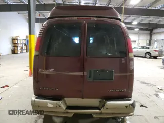 2002 Chevrolet Express with VIN 1GBFG15R921215686, listed as a Copart auction lot 75614424 with Not Provided miles and Salvage Title. Bid and sale history available at carsss.com. Image 6.