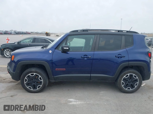 2016 Jeep Renegade Trailhawk with VIN ZACCJBCTXGPD30986, listed as a IAAI auction lot 41970876 with 55,814 mi miles and . Bid and sale history available at carsss.com. Image 14.