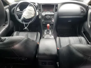 2015 Infiniti QX70 with VIN JN8CS1MW0FM482227, listed as a Copart auction lot 56796535 with 139,531 mi miles and Salvage title. Bid and sale history available at DreamBid. Image 8.