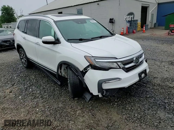 2021 Honda Pilot Elite with VIN 5FNYF6H01MB057789, listed as a Copart auction lot 58543815 with 60,602 mi miles and Salvage title. Bid and sale history available at DreamBid. Image 15.