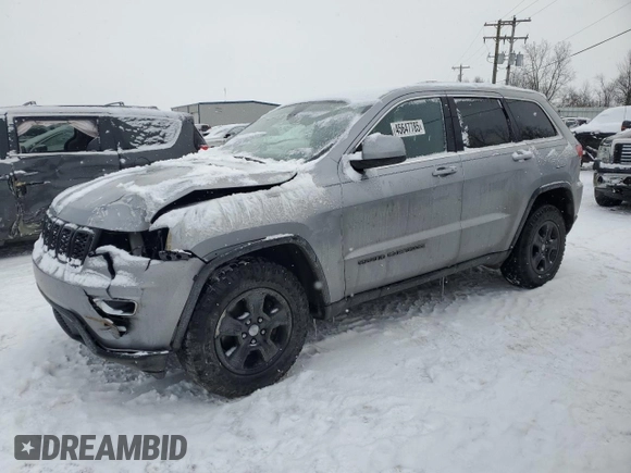 2017 Jeep Grand Cherokee Laredo with VIN 1C4RJFAG9HC726565, listed as a Copart auction lot 45647785 with 155,027 mi miles and Clean Title. Bid and sale history available at carsss.com. Image 1.